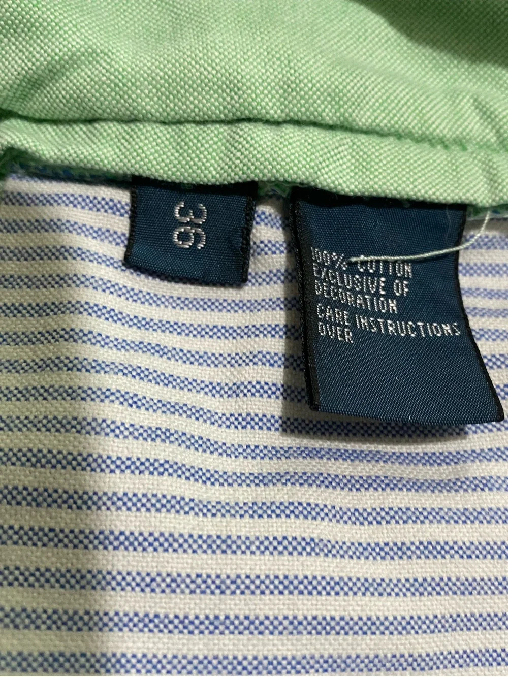Polo by Ralph Lauren Mint Green 100% Cotton Flat-Front Shorts